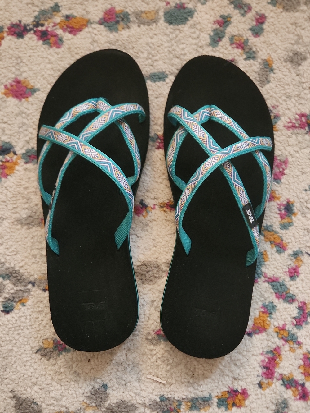 Teva Olowahu Strappy Slip-On Sandal